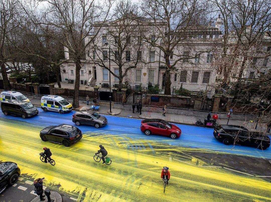In London, the street near the Russian embassy will be renamed Kyiv Road