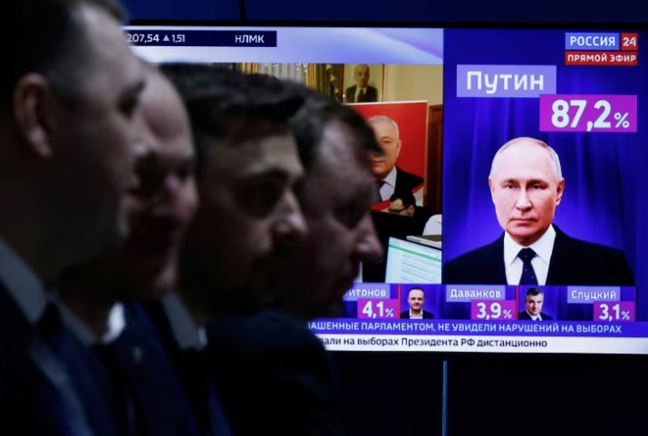 The Central Election Commission announced a "record turnout" in the presidential elections in the Russian Federation — 77.44%