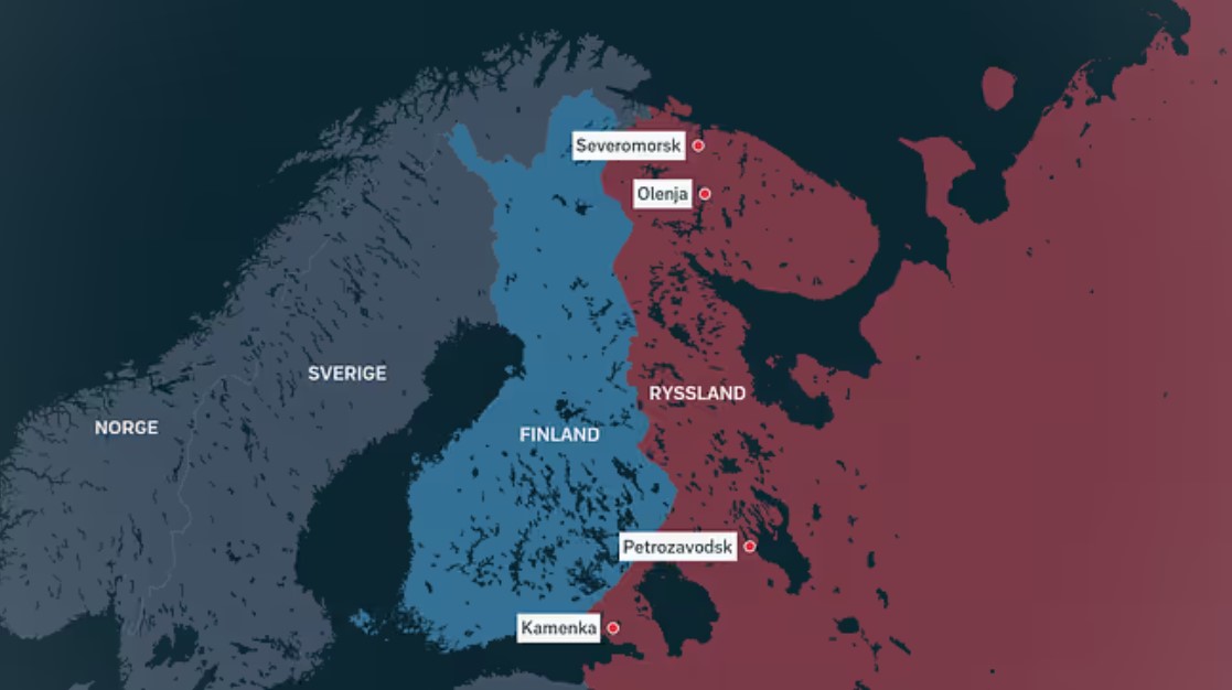 Satellites have detected increased Russian military activity near Finland