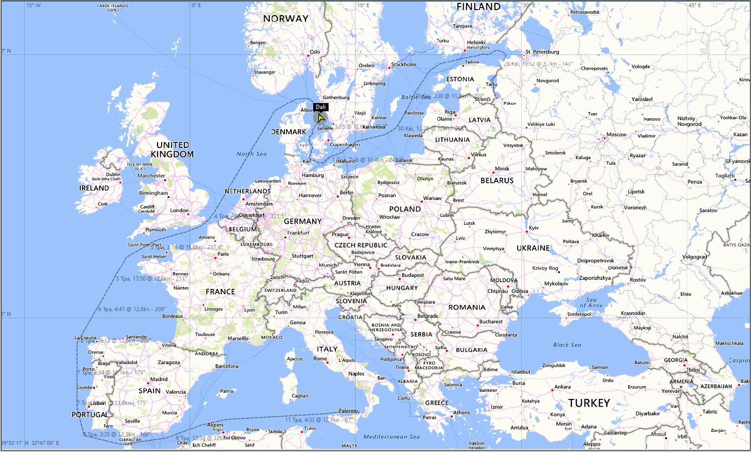 Russian tankers are still making direct voyages to EU ports