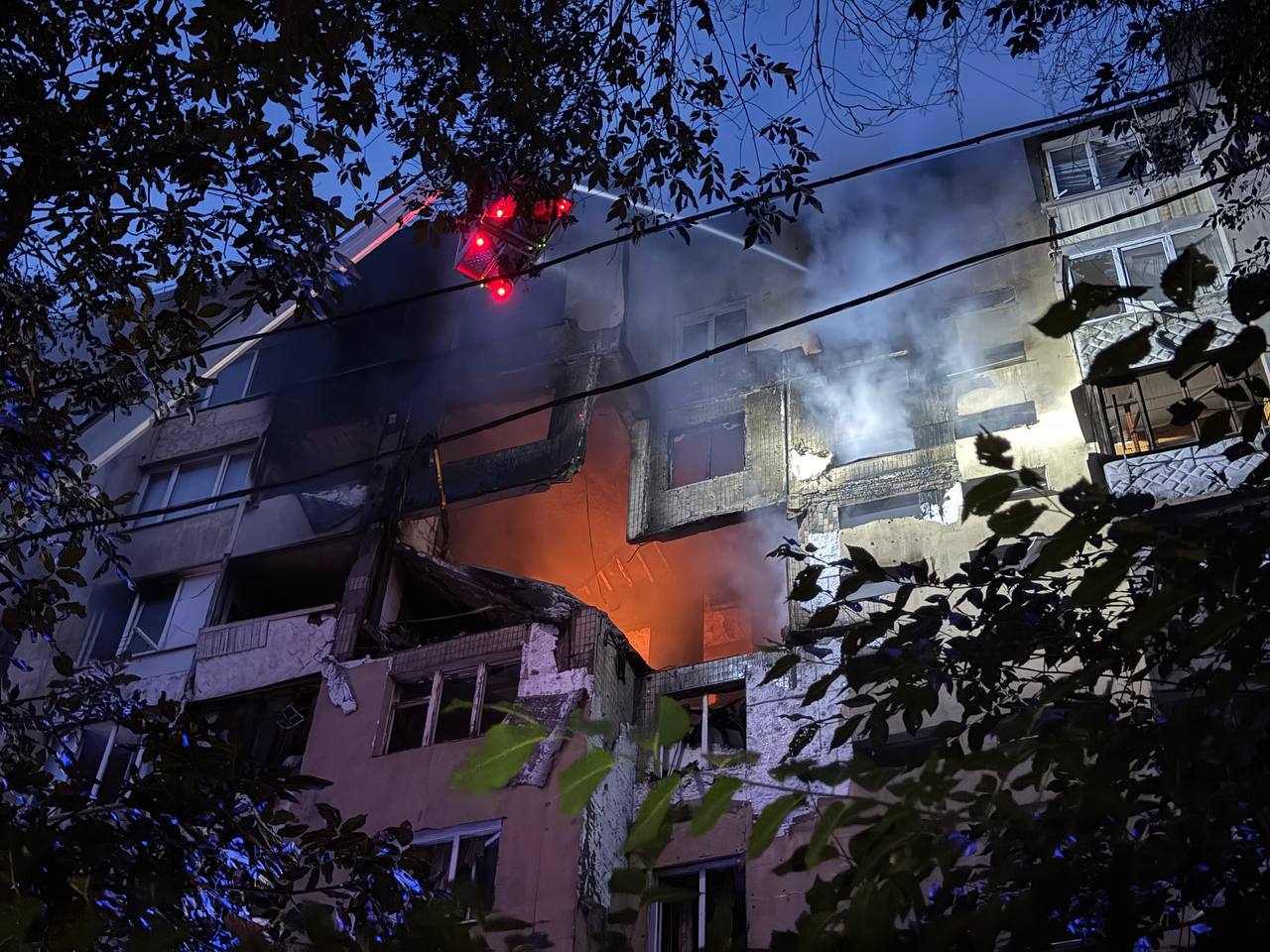 Drone attack on Odessa injures 6, causes major building damage