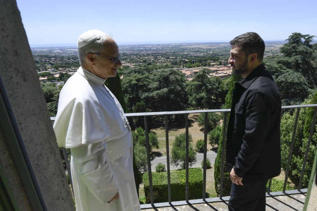 Volodymyr Zelensky had an audience with Pope Leo XIV