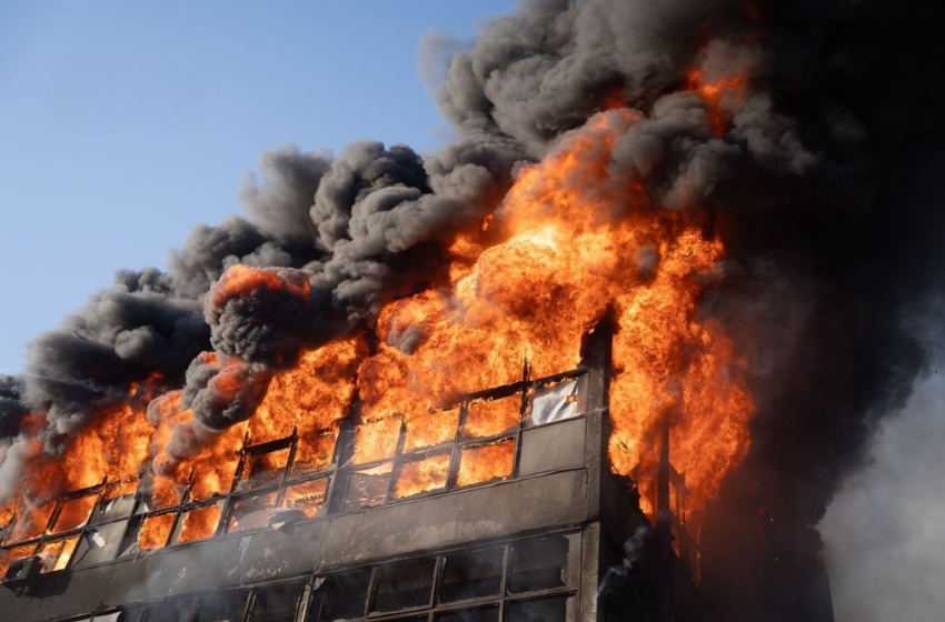 Russian attacks cause casualties and fires across Kyiv districts