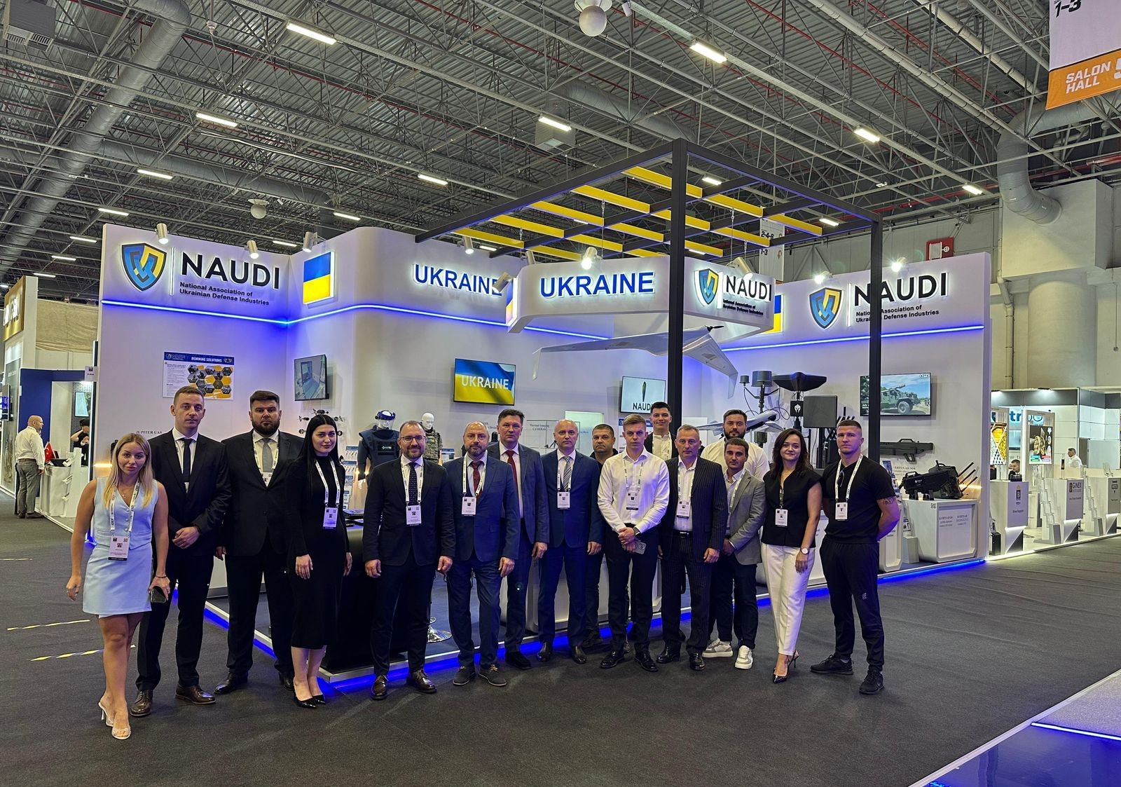 Ukrainian defense industry products are showcased at one of the largest defense exhibitions in Istanbul