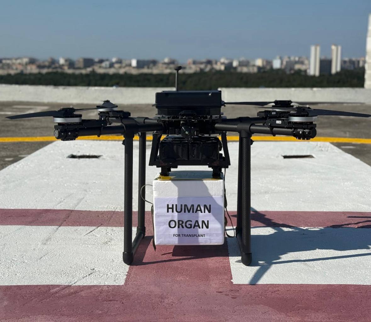 Ukraine successfully tests drone delivery of medicines, blood, and organs