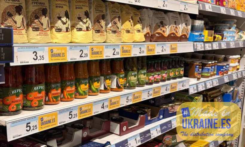 Carrefour begins selling Ukrainian food products in 21 stores across Spain