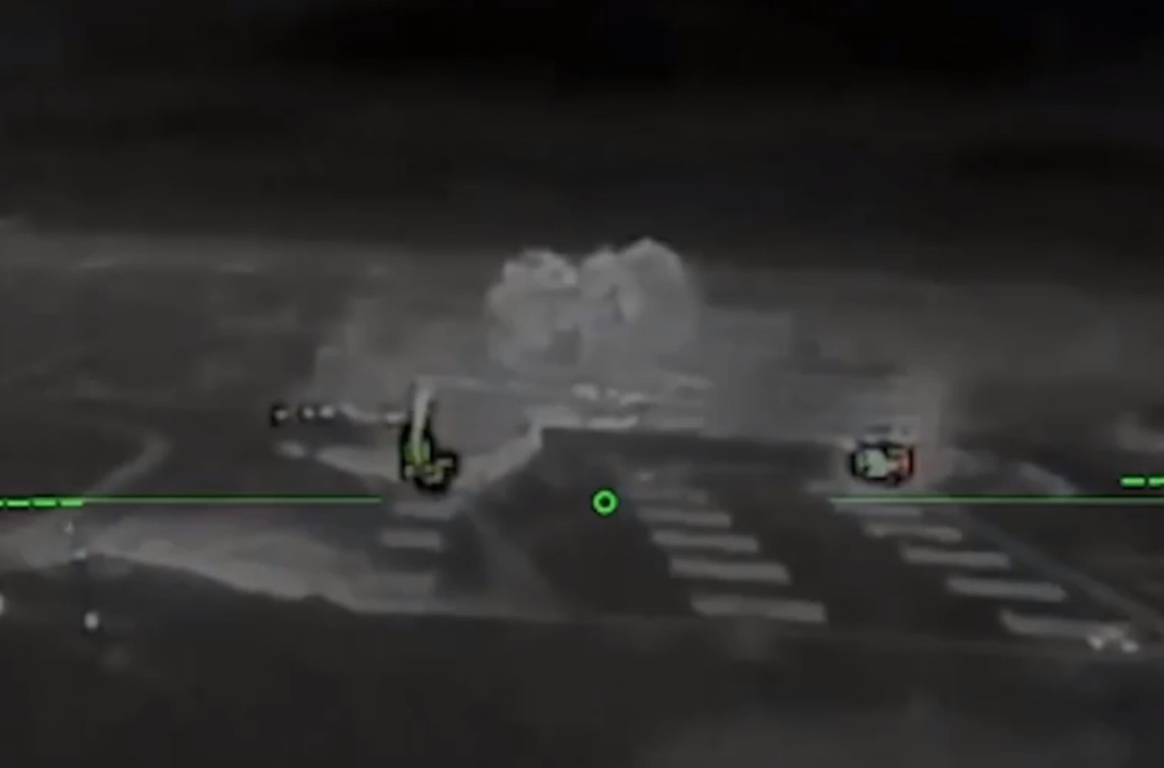 Ukrainian drones struck a Russian drone launch site at Donetsk Airport