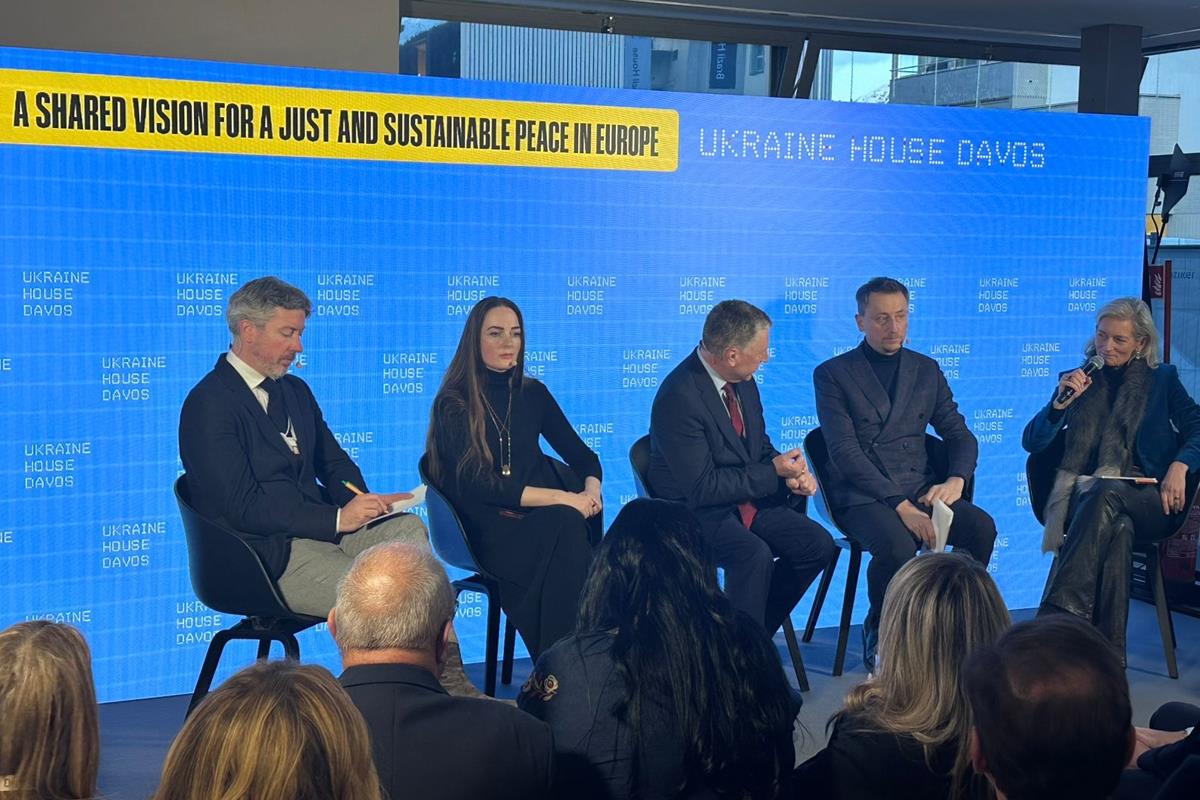 Oleksiy Sobolev opens Ukraine House in Davos