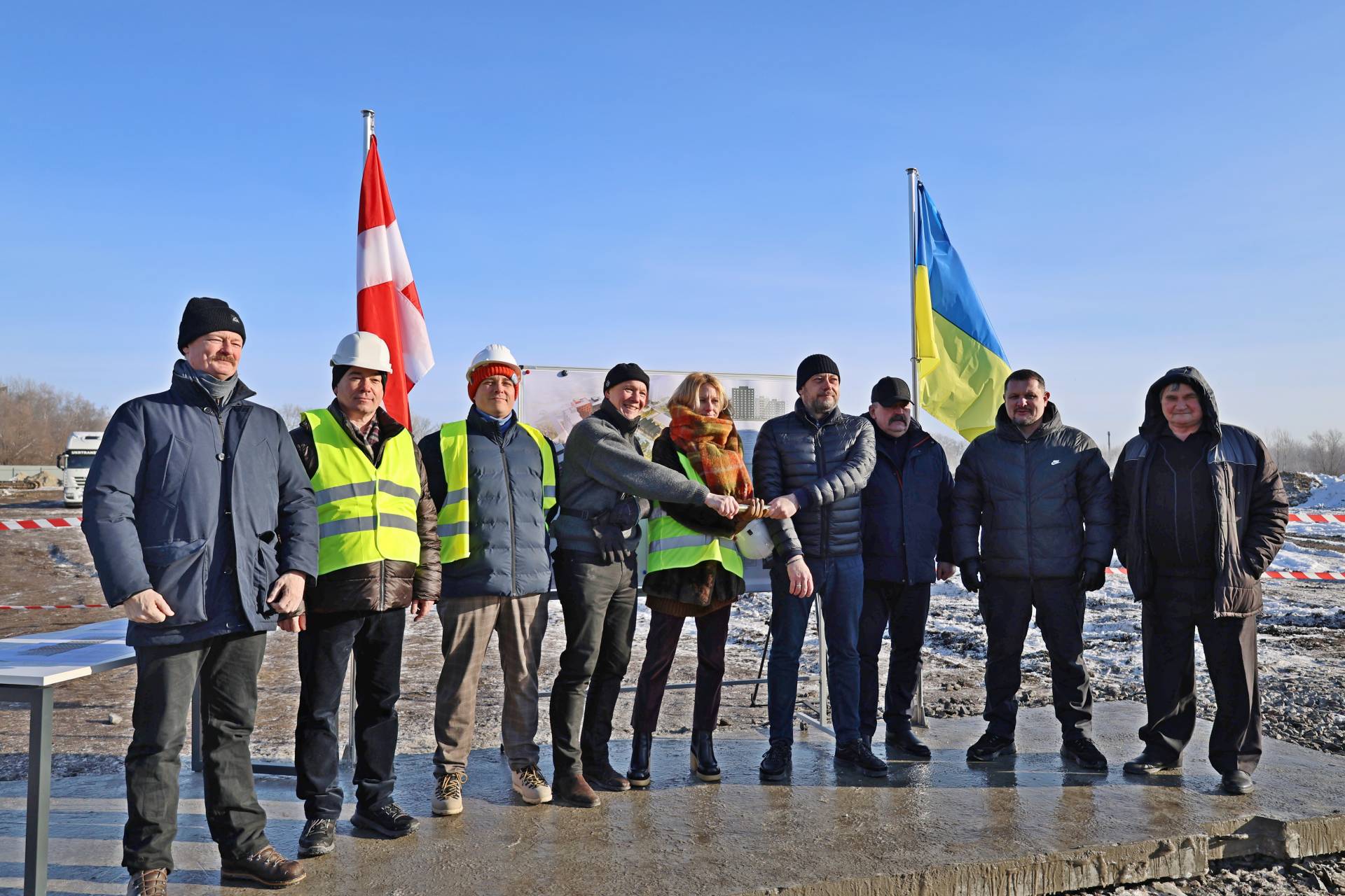 Denmark aids Chernihiv housing and Kindergarten project for displaced people