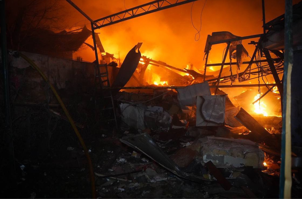 Three people were injured overnight in the Odessa region as a result of a Russian drone attack