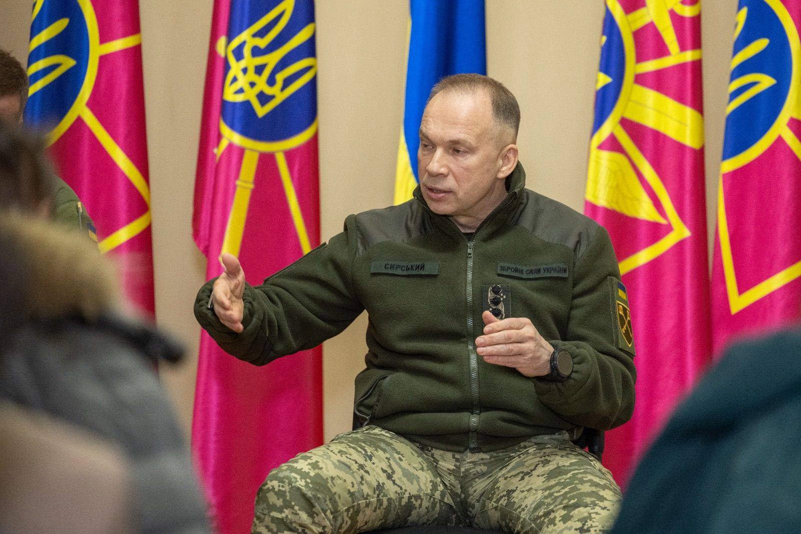 Oleksandr Syrskyi: The active front line is about 1,200 kilometers long. The depth of battle formations continues to increase