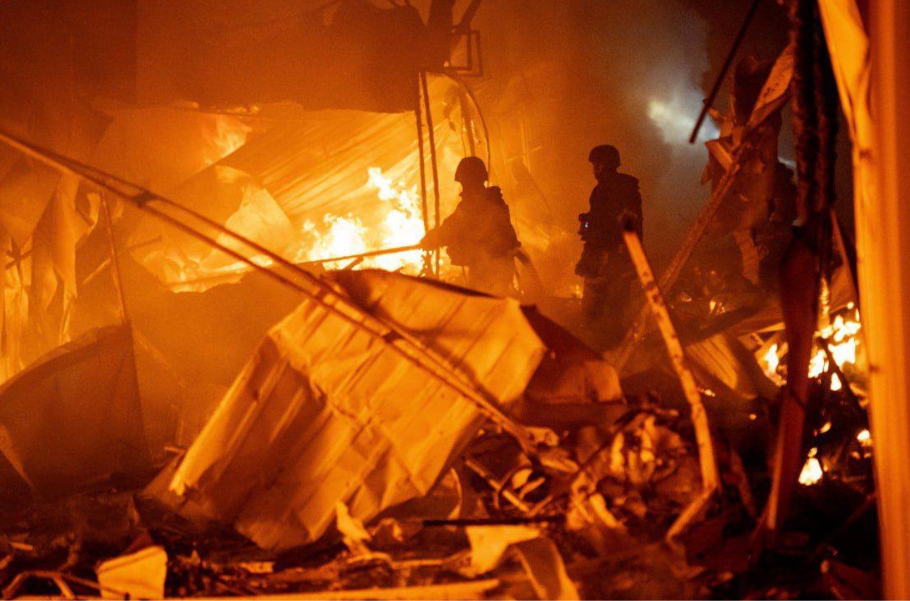 Russians launched a massive strike on Odessa