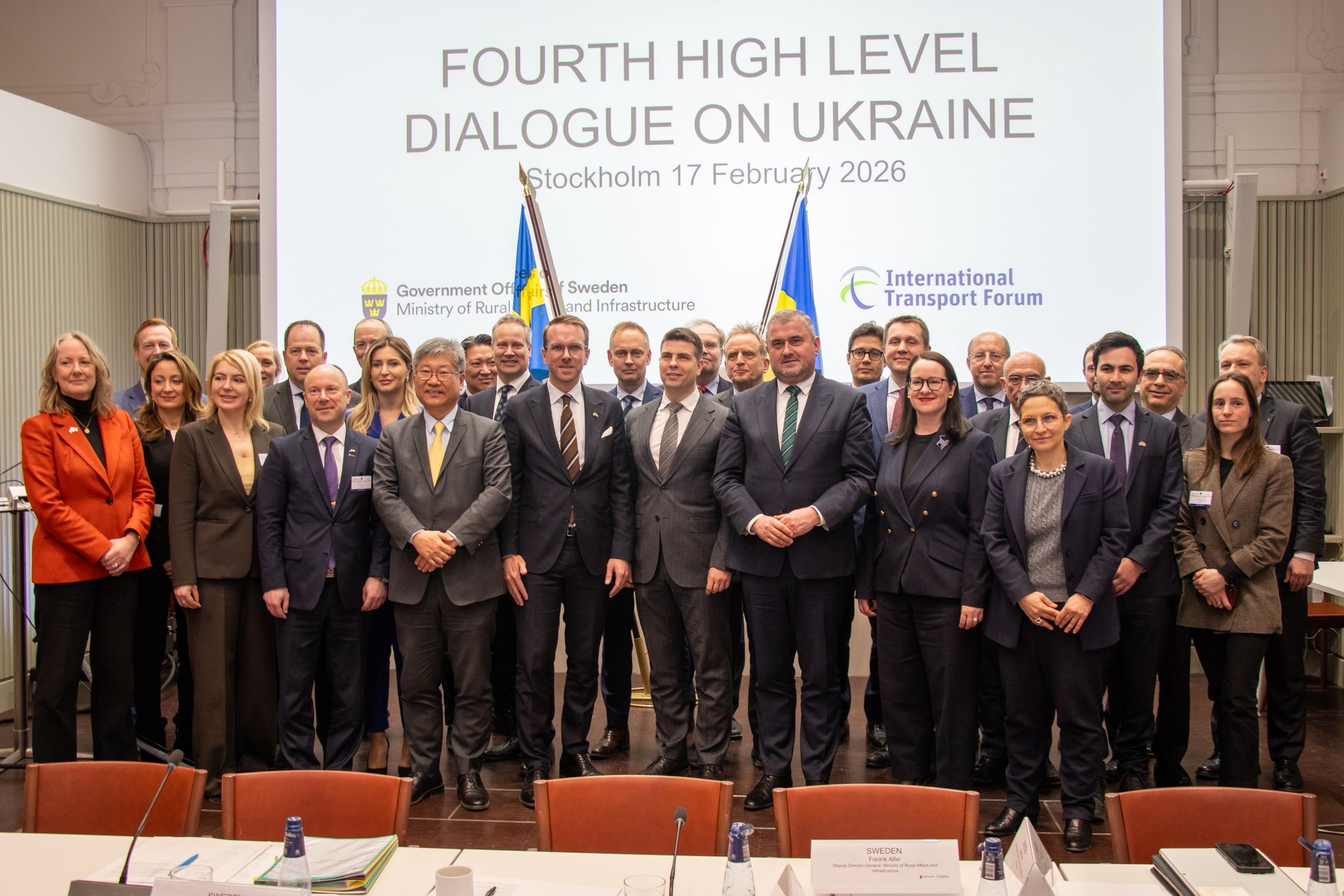 An agreement on the establishment of the Ukraine transport support fund was signed in Stockholm