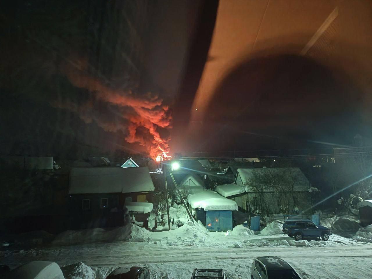 Ukraine attacked an oil depot in Russia’s Pskov region