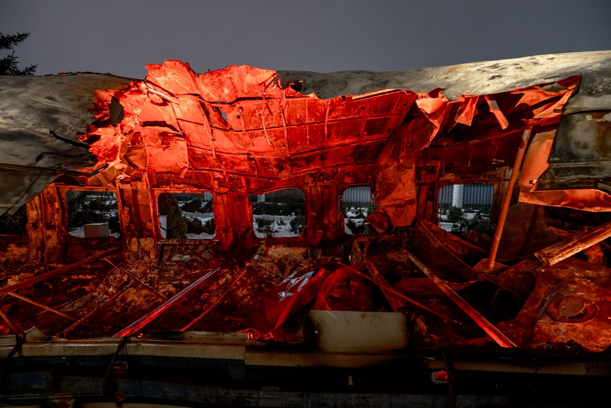 Ukrzaliznytsia unveils art installation “Pulsating Pain” by Mykola Kabluka