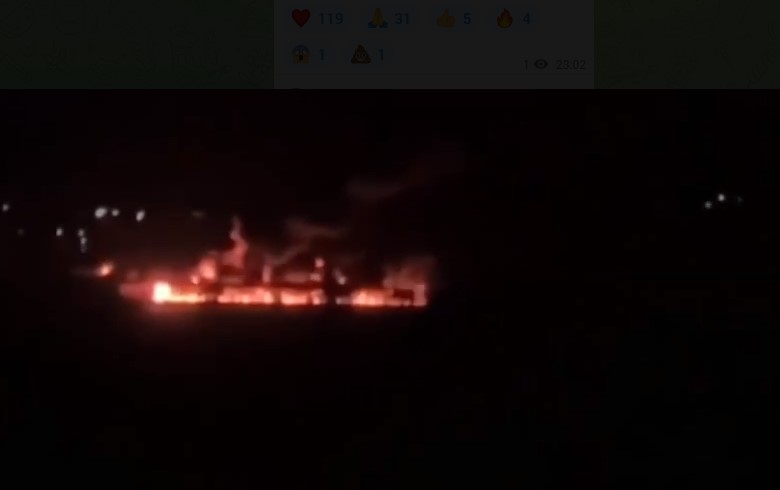 Drones attacked one of Russia’s largest oil terminals on the Black Sea