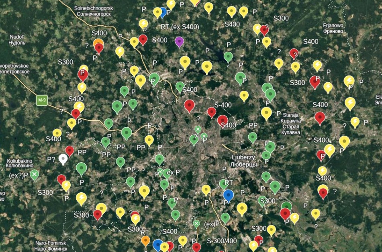 OSINT research reveals expansion of Russian air defense infrastructure across key cities