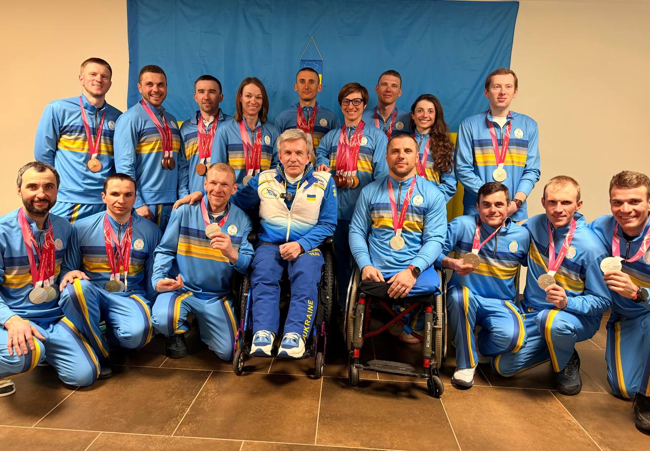 Ukraine ranked 3rd in total medals and 7th in gold medals at the 2026 Winter Paralympics