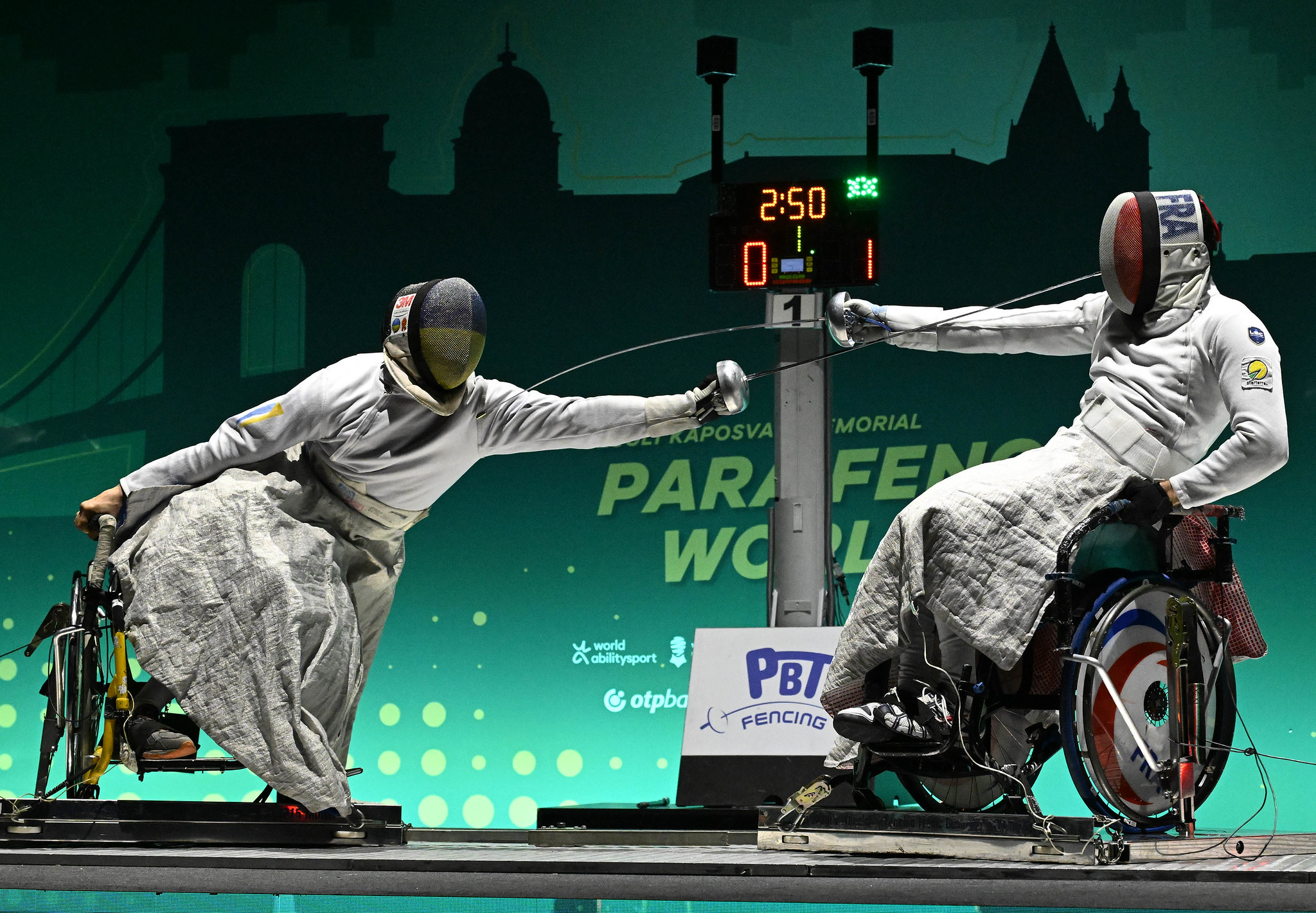 Ukrainian para-fencers win 8 medals at Zsolt Kaposvari Memorial World Cup in Budapest