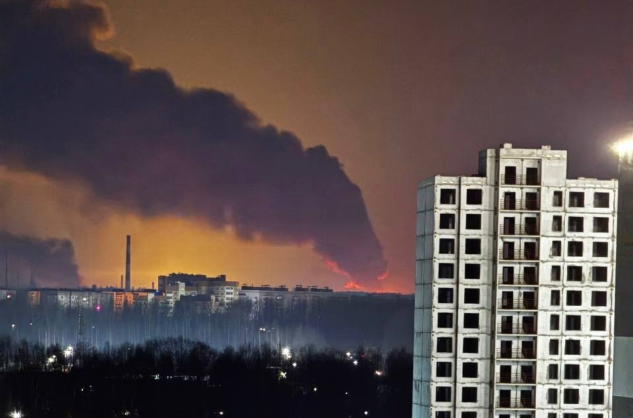 The drones attacked one of the largest oil refineries in Russia and an explosives production plant
