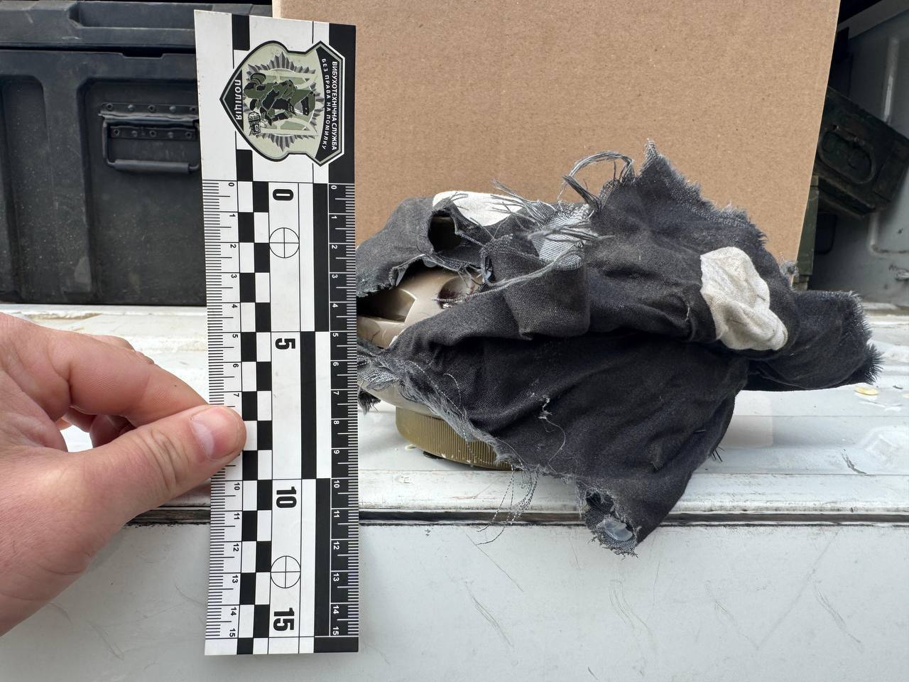 New electronically controlled mine disguised as cloth discovered in Kherson