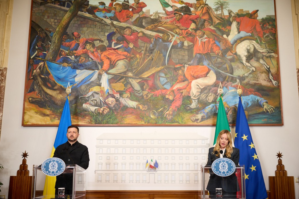 Kyiv and Rome advance drone agreement following talks between Zelenskyy and Meloni