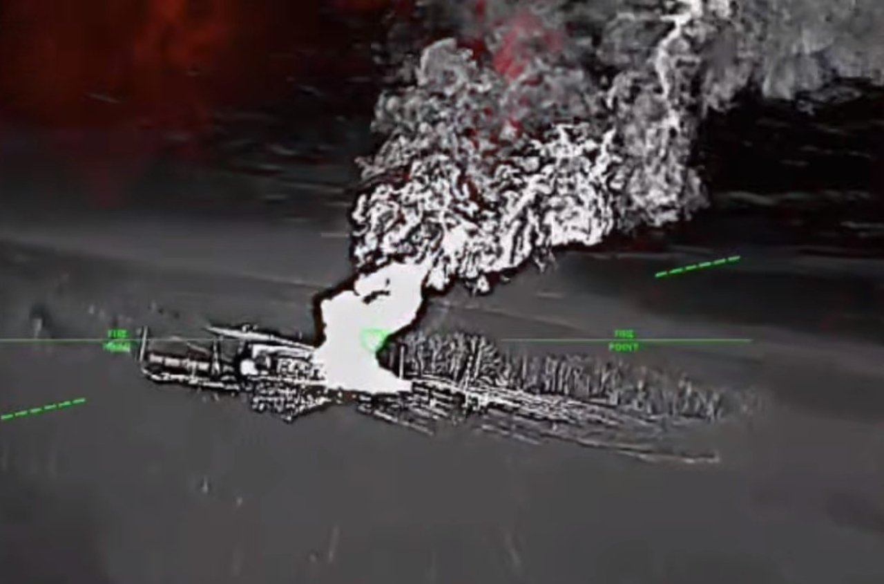 The SSU and the Unmanned Systems Forces destroyed Russian fuel trains near Luhansk