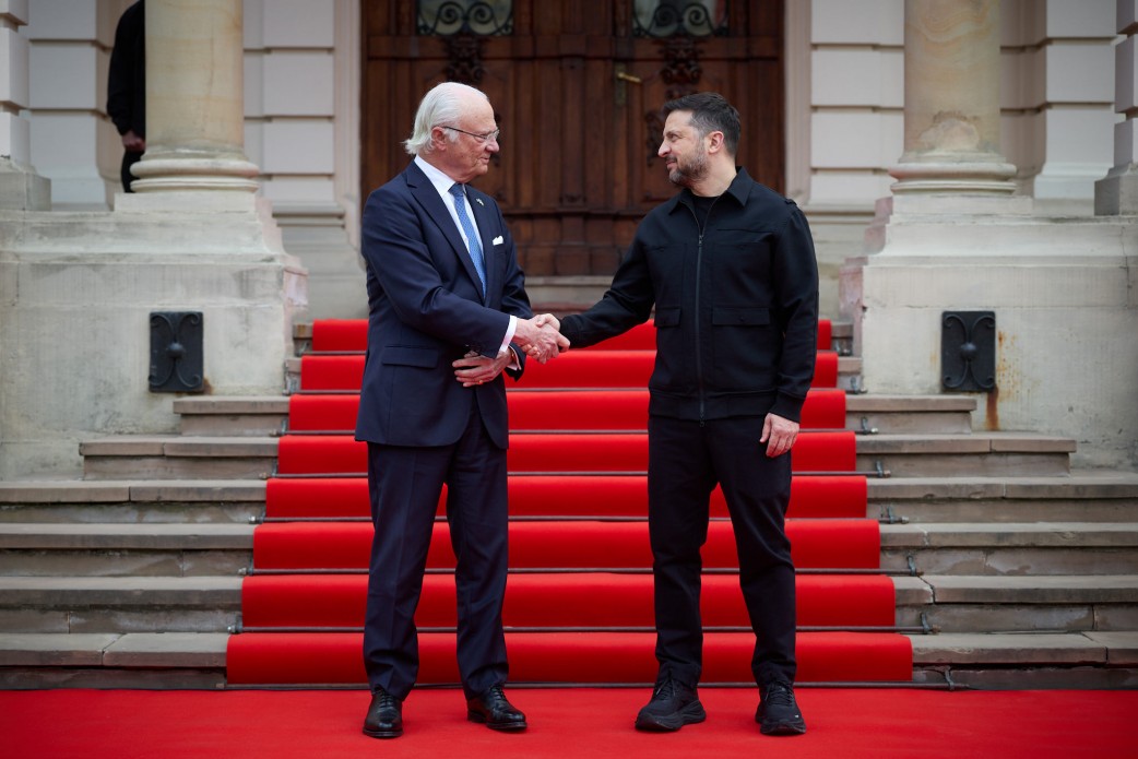 King Carl XVI Gustaf and Zelensky discuss defense and long-term partnership