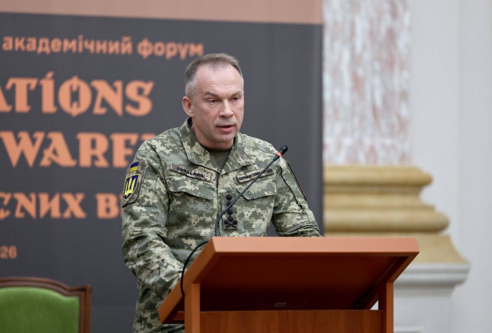 Oleksandr Syrskyi: Ukraine is redefining modern warfare