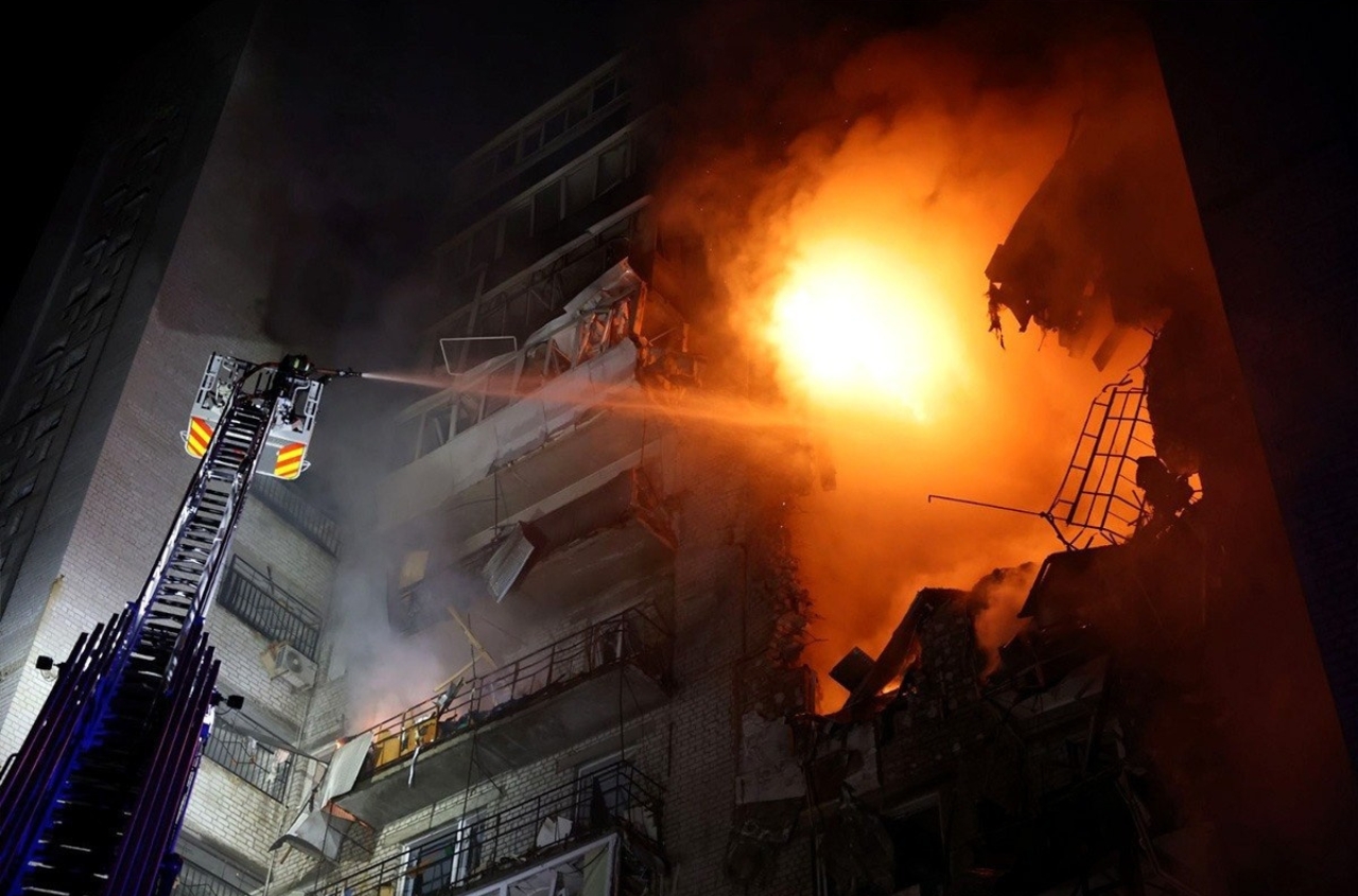 Dnipro strike leaves three dead and multiple injured