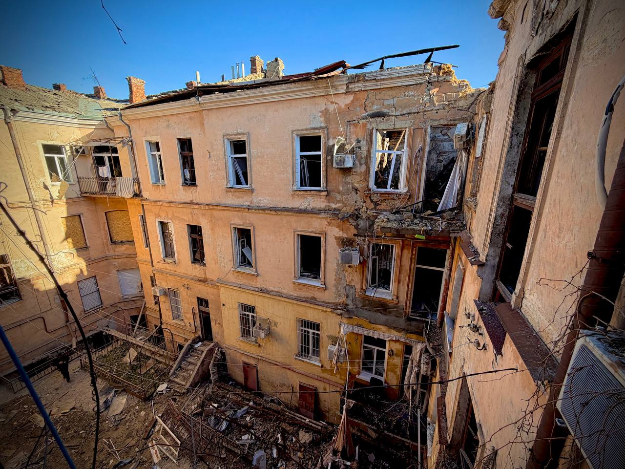 Attack on Odessa: 14 injured, residential buildings and port infrastructure damaged