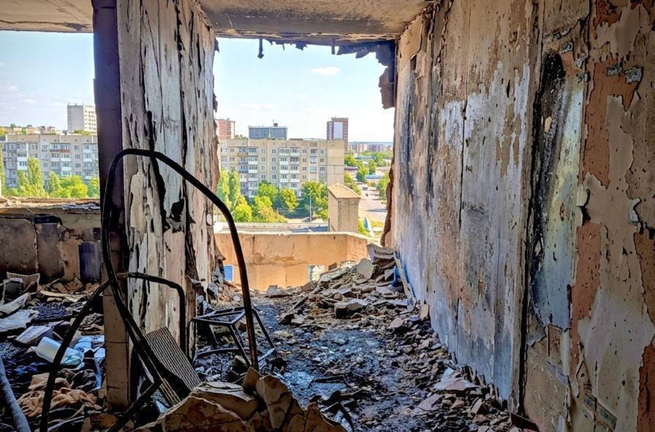 Russian drones strike Odessa, damaging high-rise buildings and port infrastructure