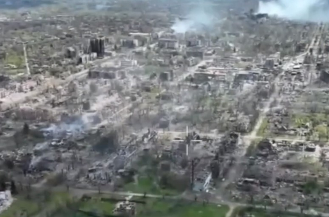 In April, the Russian forces used nearly 7,000 guided aerial bombs