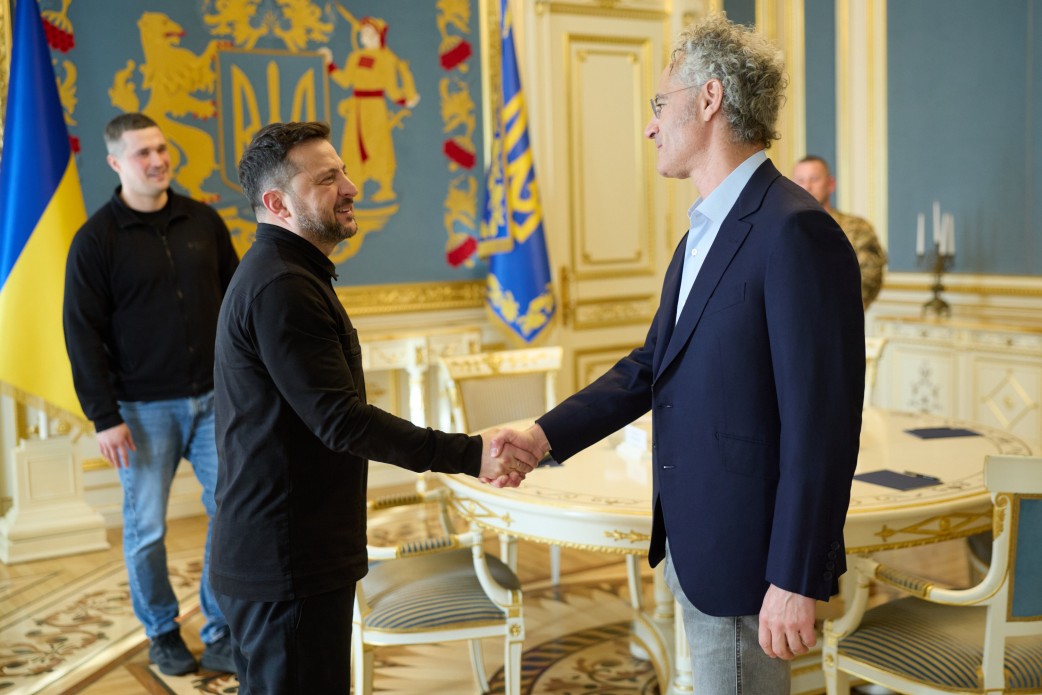 Palantir CEO Alex Karp met Volodymyr Zelensky to discuss expanding cooperation in defence technologies