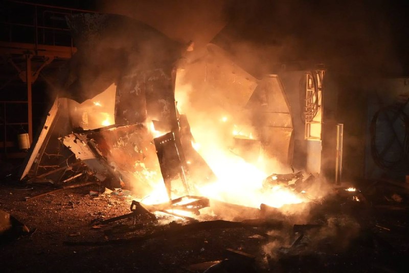 Drone strike hits industrial sites in Odessa region overnight
