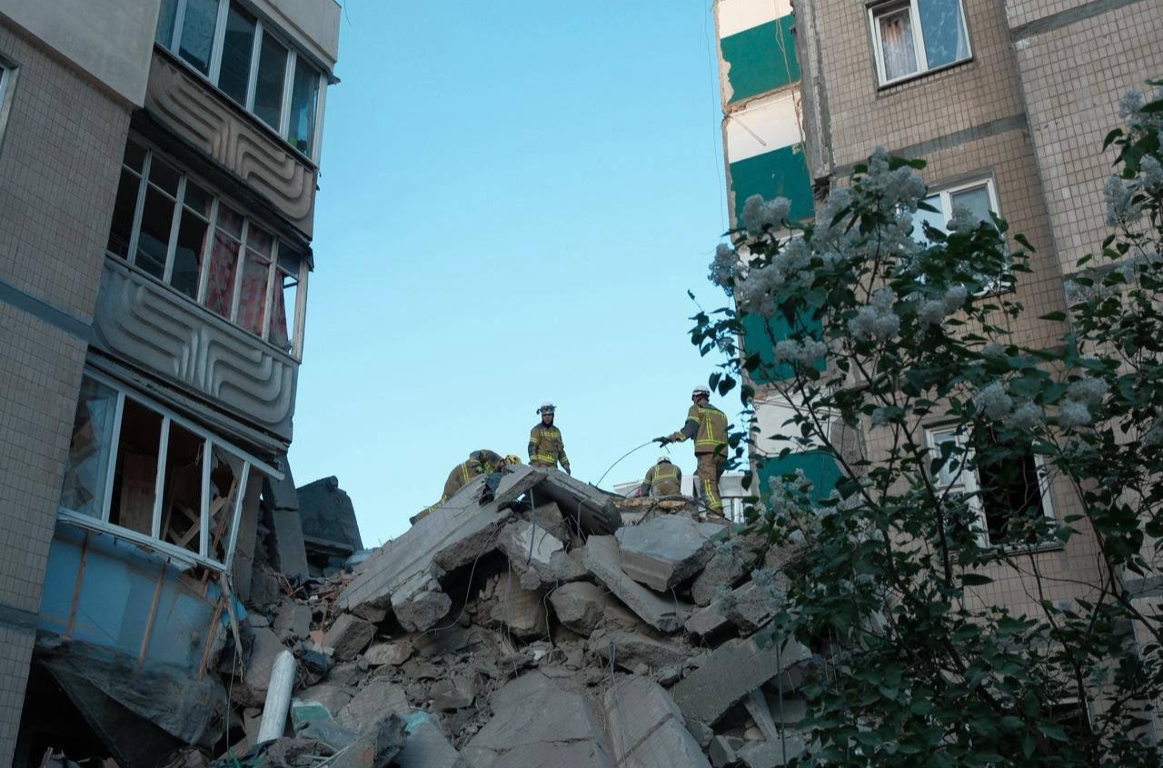Massive Russian attack on Kyiv kills five, injures at least 40