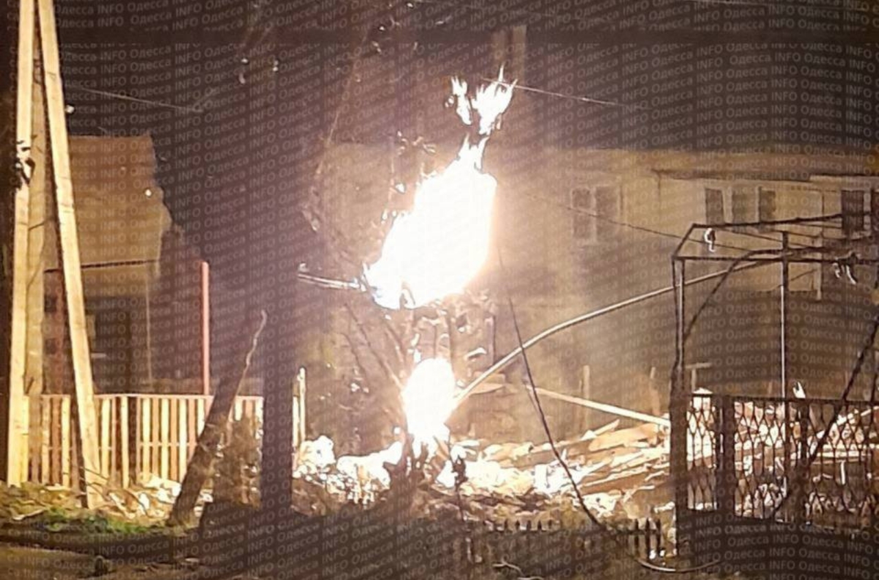 Civilian infrastructure hit in overnight Russian strike on Odessa region
