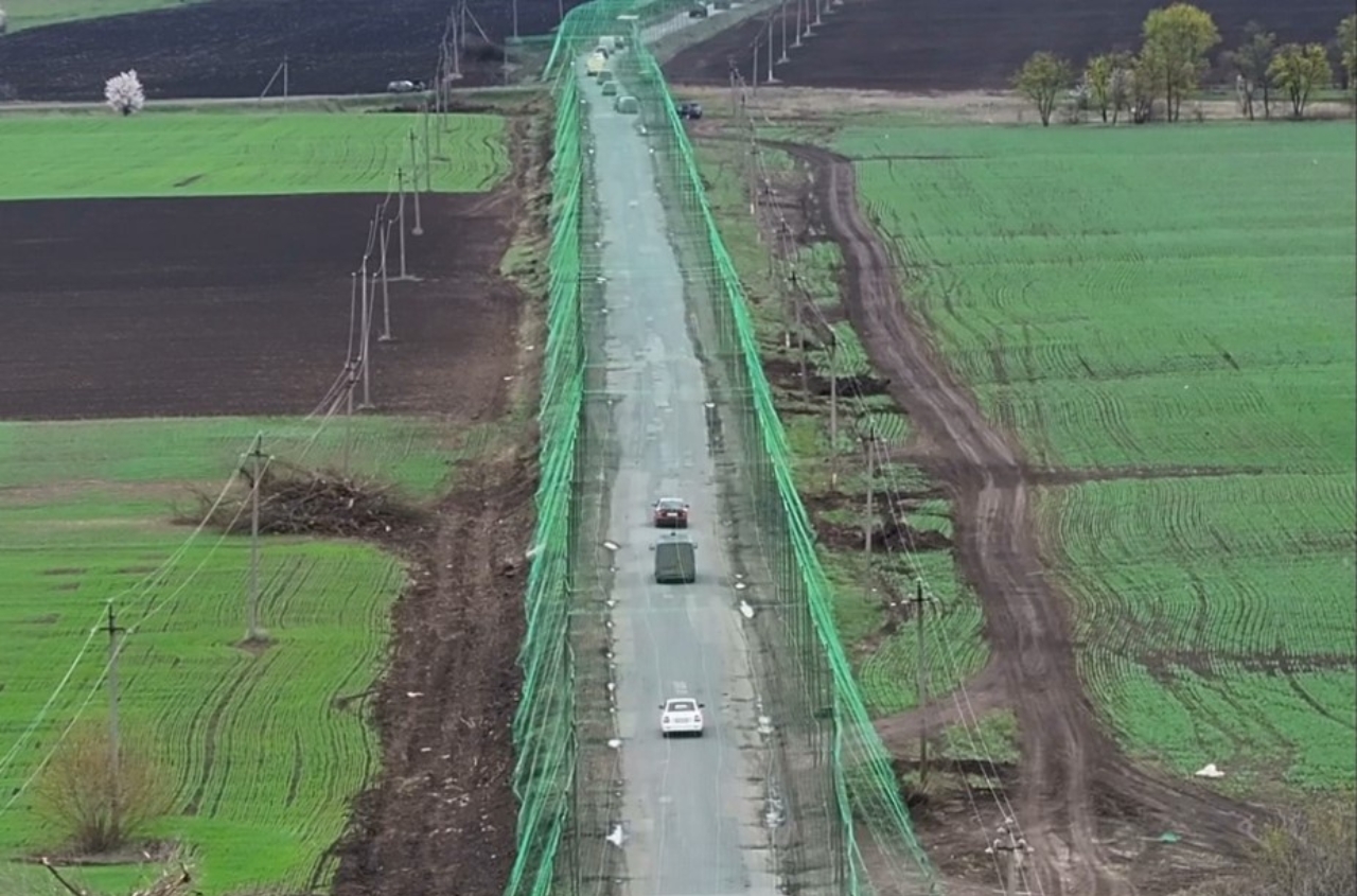 Over 1,170 km of transport routes shielded from FPV drone threats