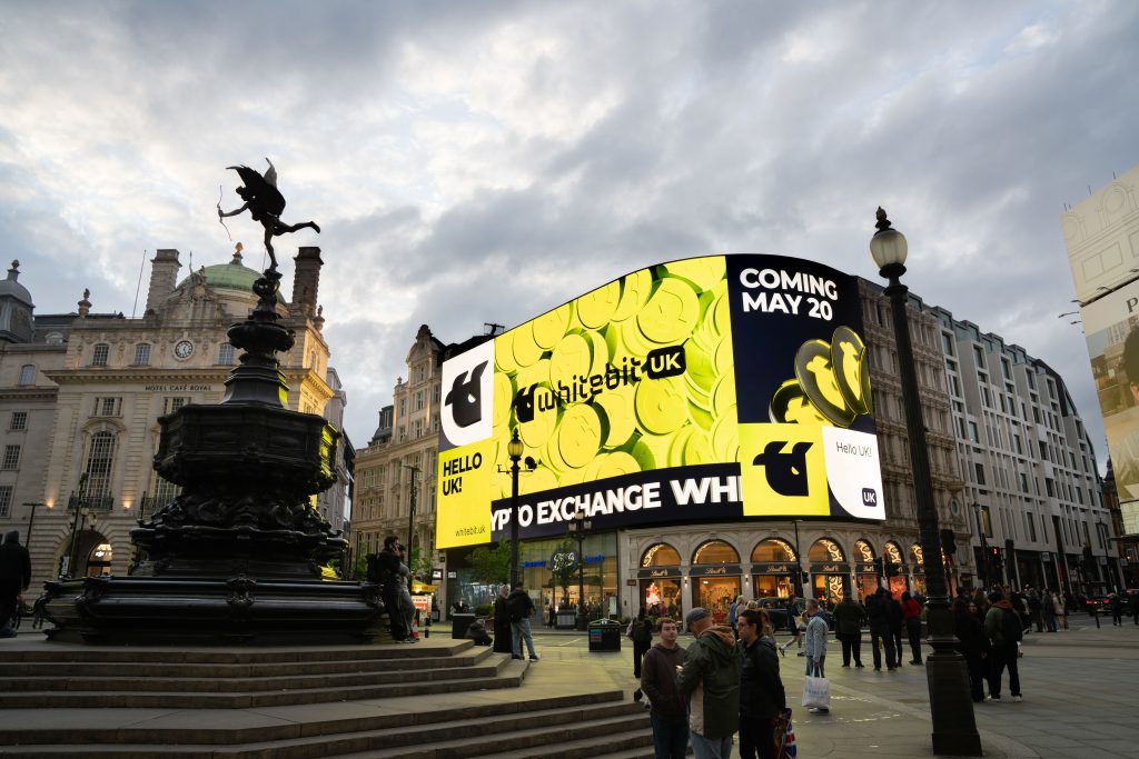 The Ukrainian cryptocurrency exchange WhiteBIT has entered the United Kingdom market