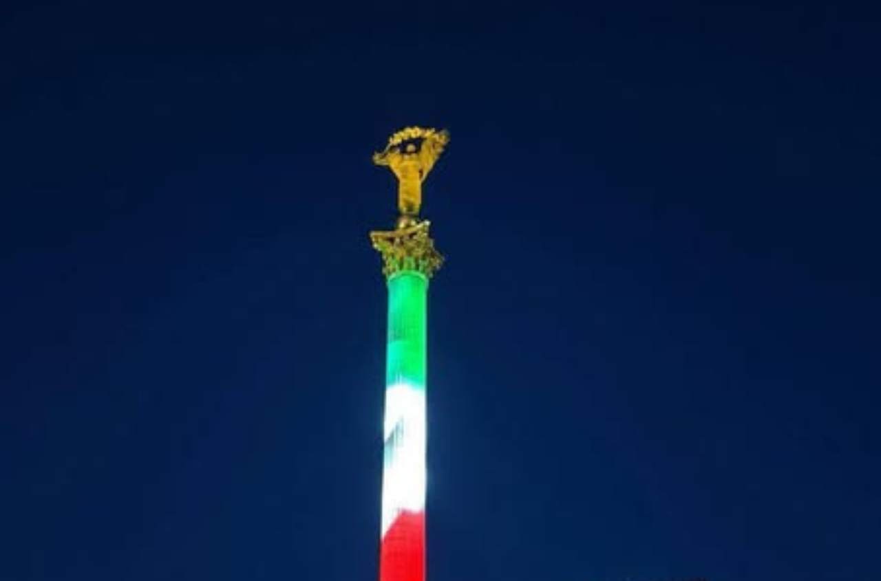 Kyiv honors Italy’s Republic Day with historic tricolor illumination