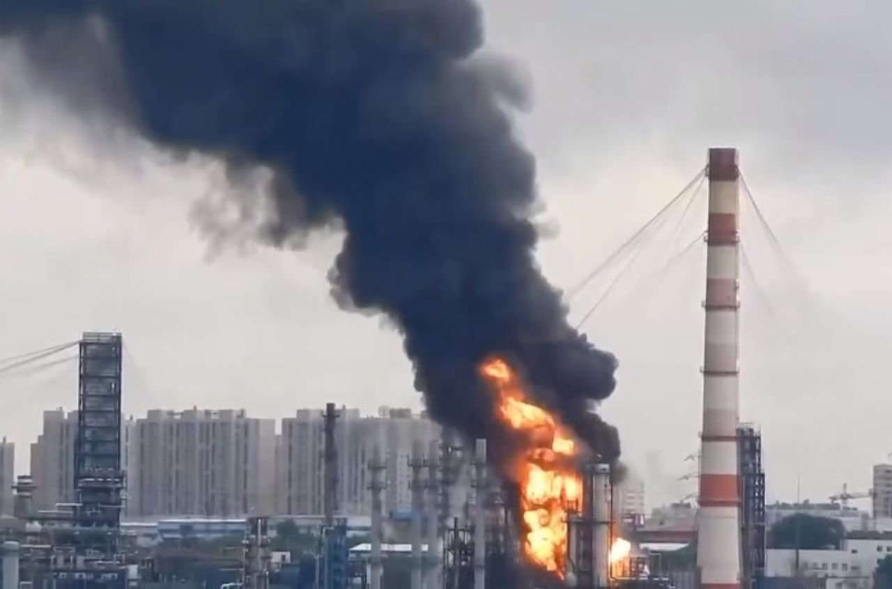 A drone attack damaged Moscow’s main refinery