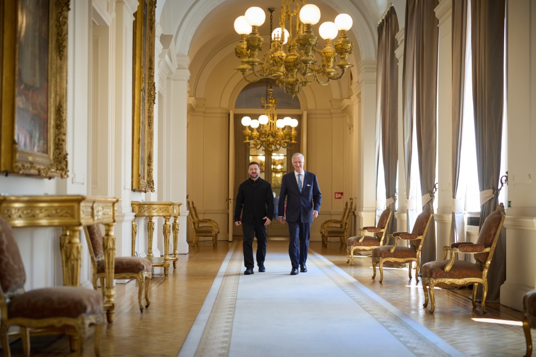 The President of Ukraine had an audience with King Philippe of the Belgians