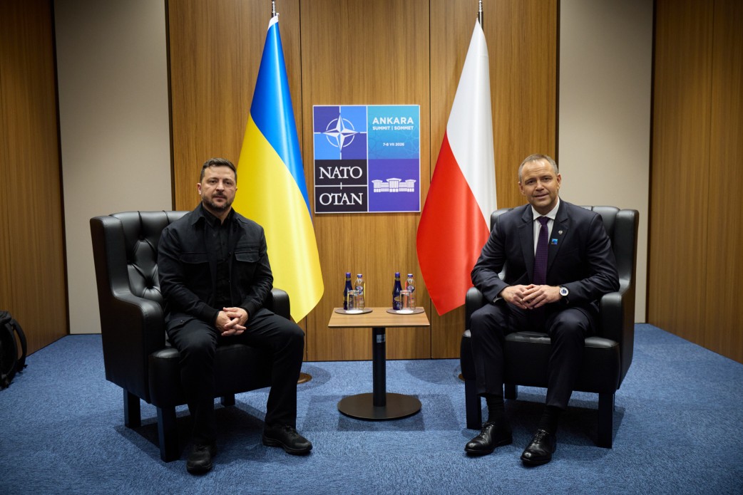 Zelensky meets Polish President Karol Nawrocki in Ankara