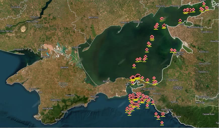 USF hits 7 shadow fleet vessels, 6 Russian air defense assets and 7 energy sites