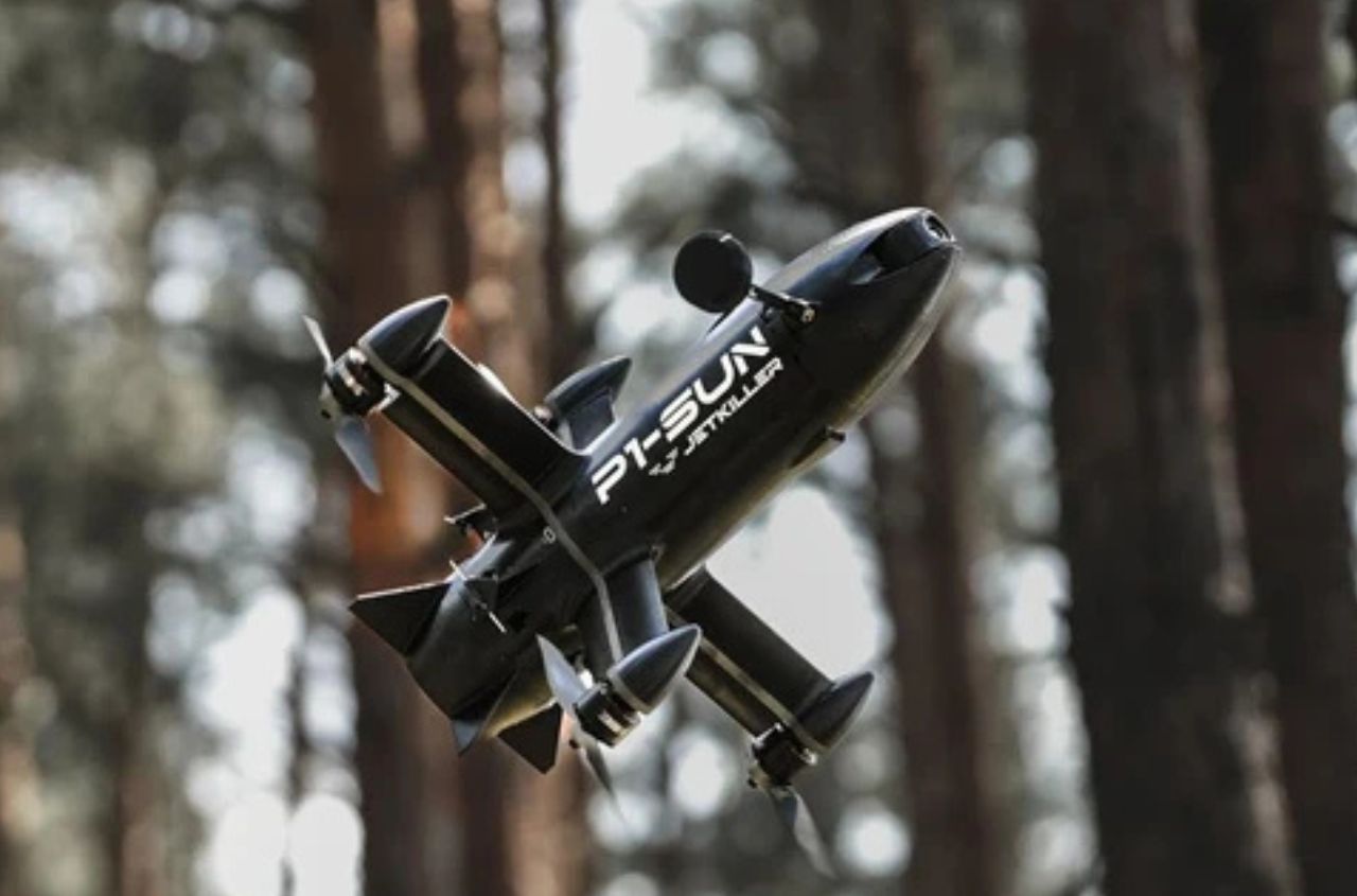 Ukrainian SkyFall presents P1-SUN JetKiller interceptor for Russian jet-powered Shahed drones