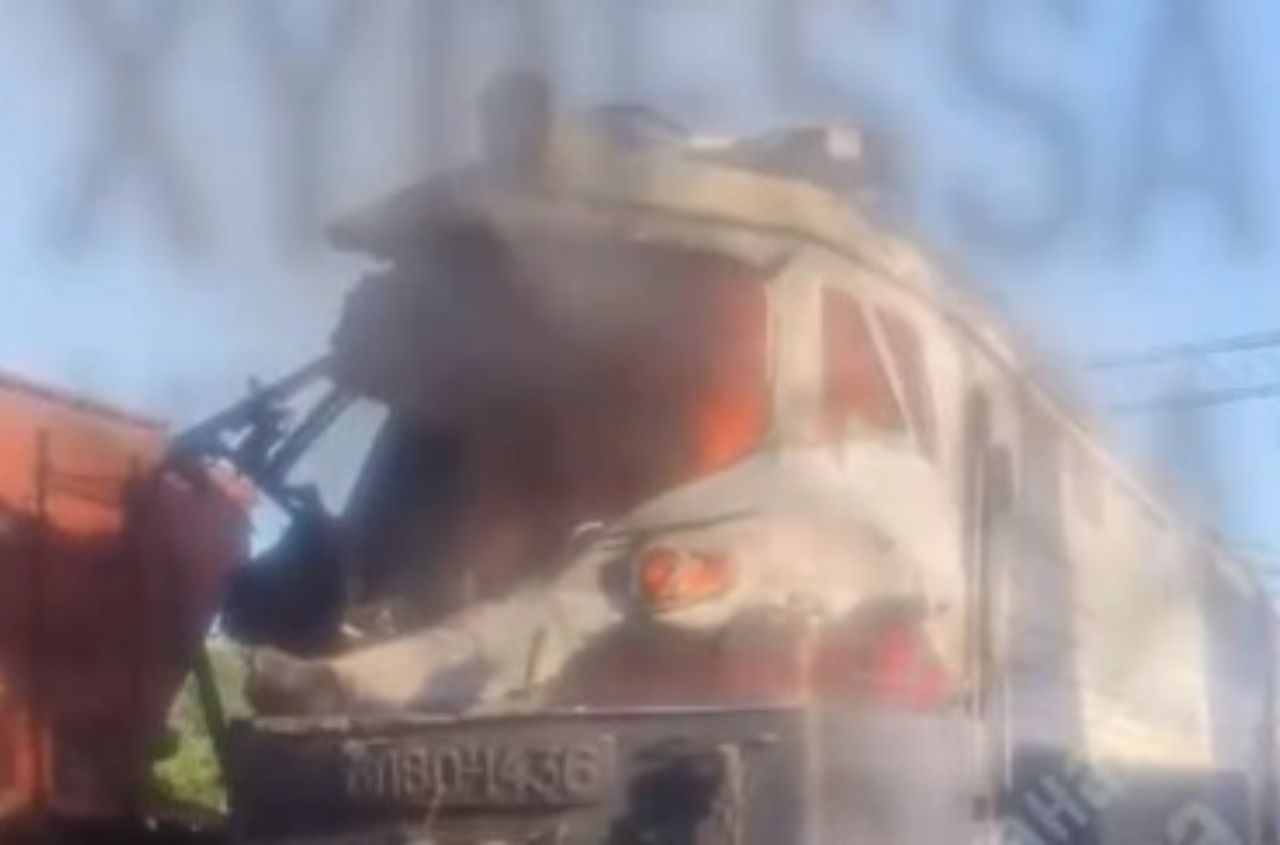 Two railway workers killed in Russian drone strike on passenger train in Odessa region