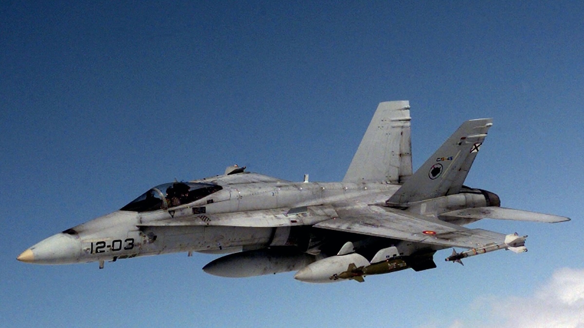 Spanish F-18 shoots down suspected Russian drone over Romania