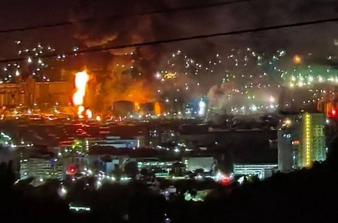 Drone strike damages fuel oil terminal at Novorossiysk port