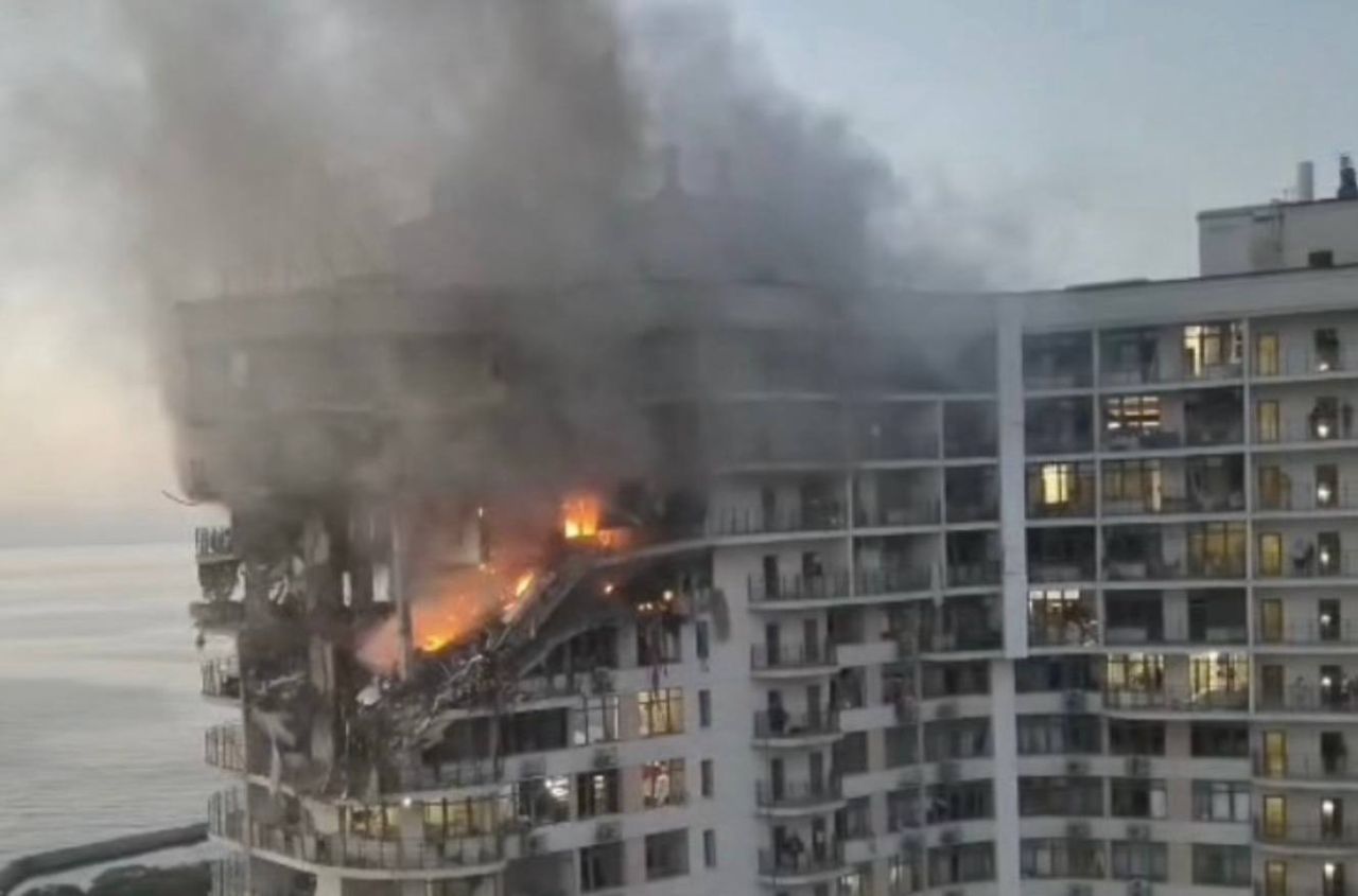 23 injured in massive missile and drone attack on Odessa region
