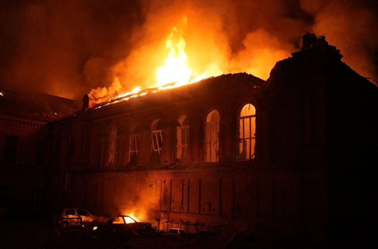Zaporizhzhia university and shopping centre hit in Russian attack